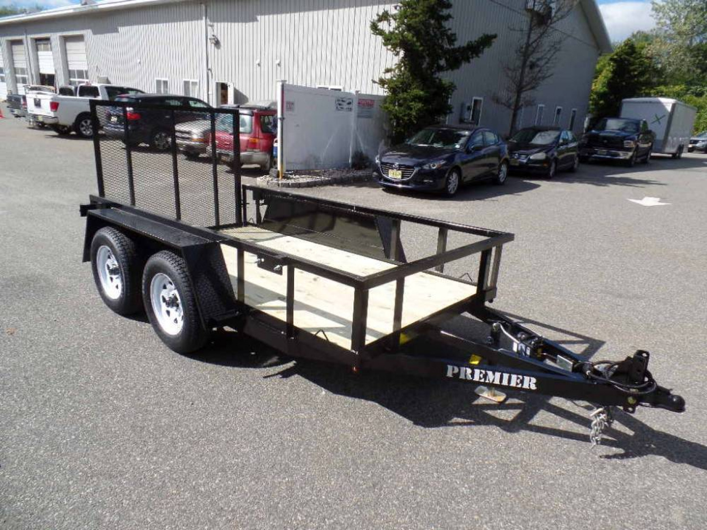 New Small But Mighty 5X10 Utility Trailer, Very Low Deck Height to load Scissorlift, Mini Skid Steer, Stump Grinder.