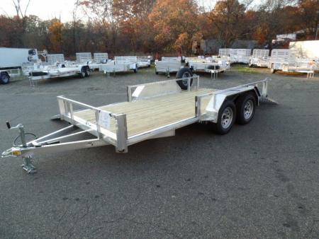 New Quality S&A Brand, Aluminum Frame, Combo ATV/Quad/ Utility / Landscape / 7X14 Tandem, Side Ramps, ID#224694
