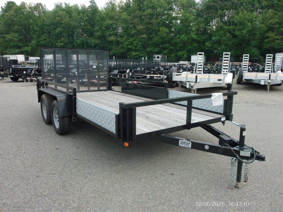 New QUALTIY S&A Brand, 7X14 ,Swiss Army Knife of Trailers, Load From the Side, Load From the Rear, Heavy Duty 7,000 lb. GVWR , our ID# 231612