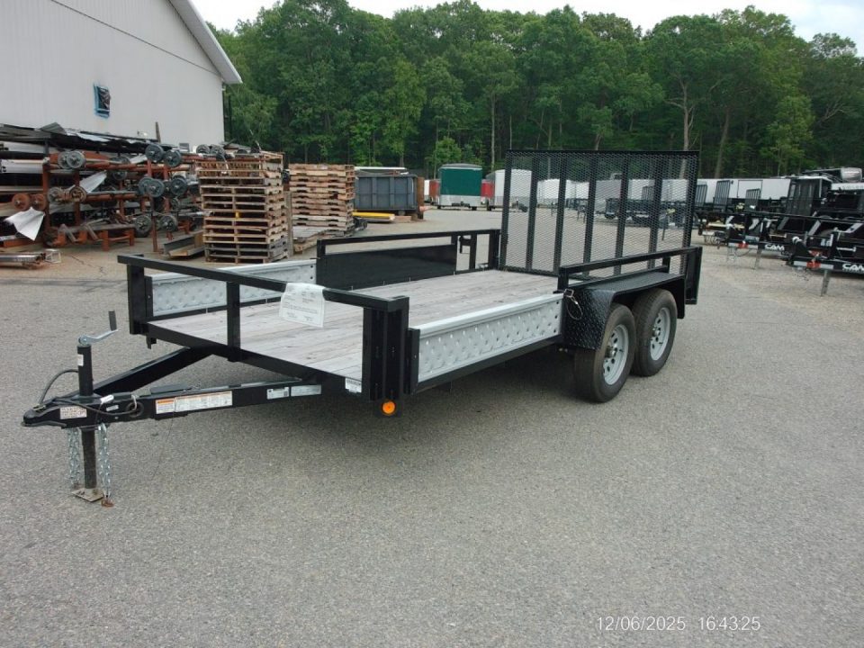 New QUALTIY S&A Brand, 7X14 ,Swiss Army Knife of Trailers, Load From the Side, Load From the Rear, Heavy Duty 7,000 lb. GVWR , our ID# 231612