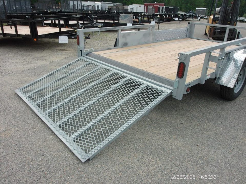 New QUALITY S&A Brand, 7x12 With Side Ramps and Rear Ramp, great for side loading an ATV or just for side access. ID#251260