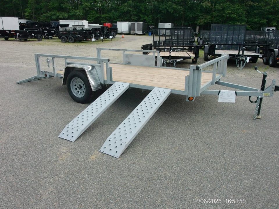New QUALITY S&A Brand, 7x12 With Side Ramps and Rear Ramp, great for side loading an ATV or just for side access. ID#251260