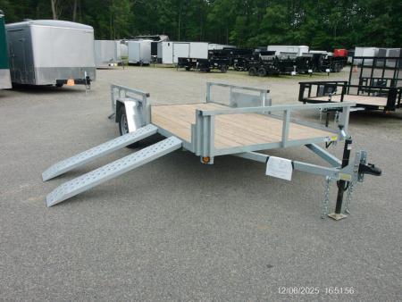 New QUALITY S&A Brand, 7x12 With Side Ramps and Rear Ramp, great for side loading an ATV or just for side access. ID#251260