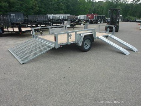 New QUALITY S&A Brand, 7x12 With Side Ramps and Rear Ramp, great for side loading an ATV or just for side access. ID#251260