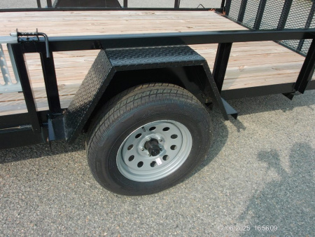 New PREMIER BRAND, 7X14 TWO QUAD/ ATV TRAILER, Side Load Ramps, Rear Ramp with Spring Assist our ID#013537