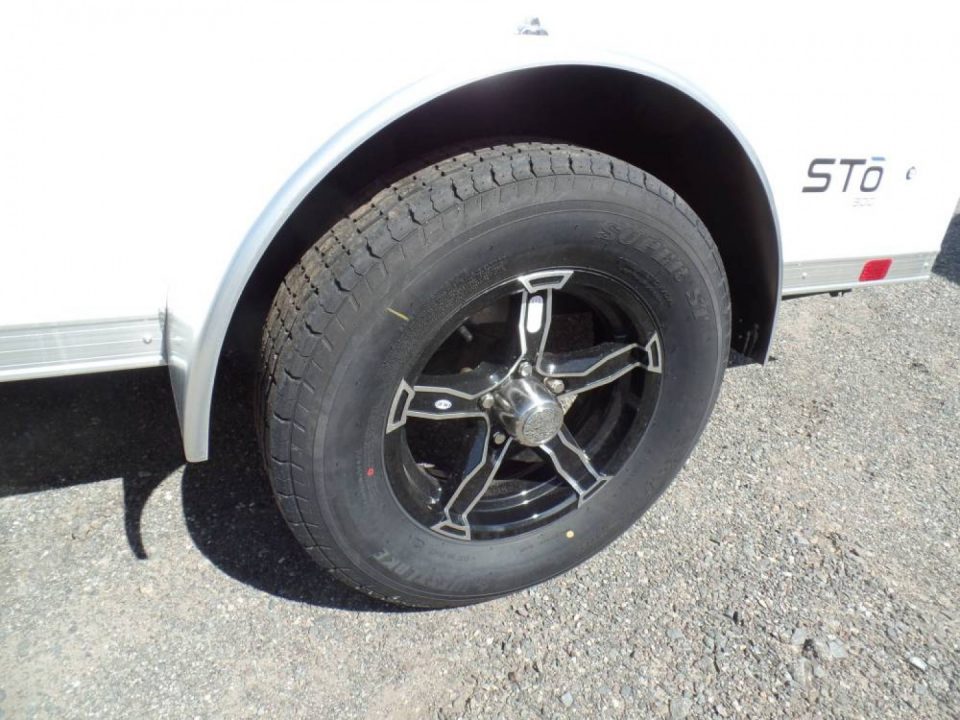 New EXAMPLE / ATC BRAND , ALUMINUM FRAME 6X10 Cargo Trailer, 66 interior height, 2,990 lb. GVWR, Ramp Door, Side Door, V Nose, 1,194 lbs. empty weight ID# 233601