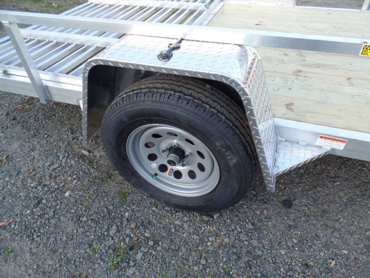 New 6 X 12 Aluminum Frame Utility Trailer / Wood Deck 2,990 GVWR