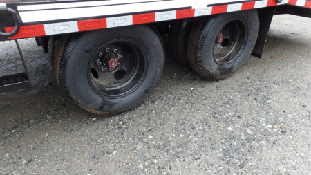 New CAM Superline, 10 Ton Payload Equipment Trailer. / 25,900 lb. GVWR ( No FET) , 20 ft. flat deck plus 5 ft. beavertail, Wood Filled Ramps, Empty Weight 6,450 lbs.  ID#541395