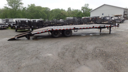 New CAM Superline, 10 Ton Payload Equipment Trailer. / 25,900 lb. GVWR ( No FET) , 20 ft. flat deck plus 5 ft. beavertail, Wood Filled Ramps, Empty Weight 6,450 lbs.  ID#541395