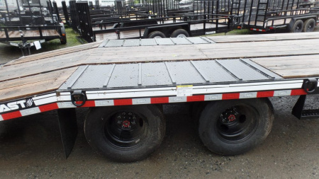 New CAM Superline, 10 Ton Payload Equipment Trailer. / 25,900 lb. GVWR ( No FET) , 20 ft. flat deck plus 5 ft. beavertail, Wood Filled Ramps, Empty Weight 6,450 lbs.  ID#541395
