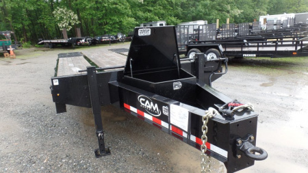 New CAM Superline, 10 Ton Payload Equipment Trailer. / 25,900 lb. GVWR ( No FET) , 20 ft. flat deck plus 5 ft. beavertail, Wood Filled Ramps, Empty Weight 6,450 lbs.  ID#541395