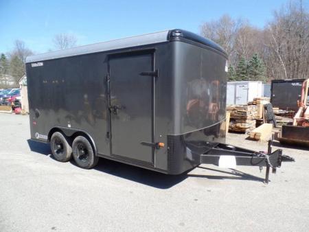 New EXAMPLE / Landscape Enclosed Trailer 8.5X14 with 9,990 lb. GVWR. Special Model with Black Trim ID#011202