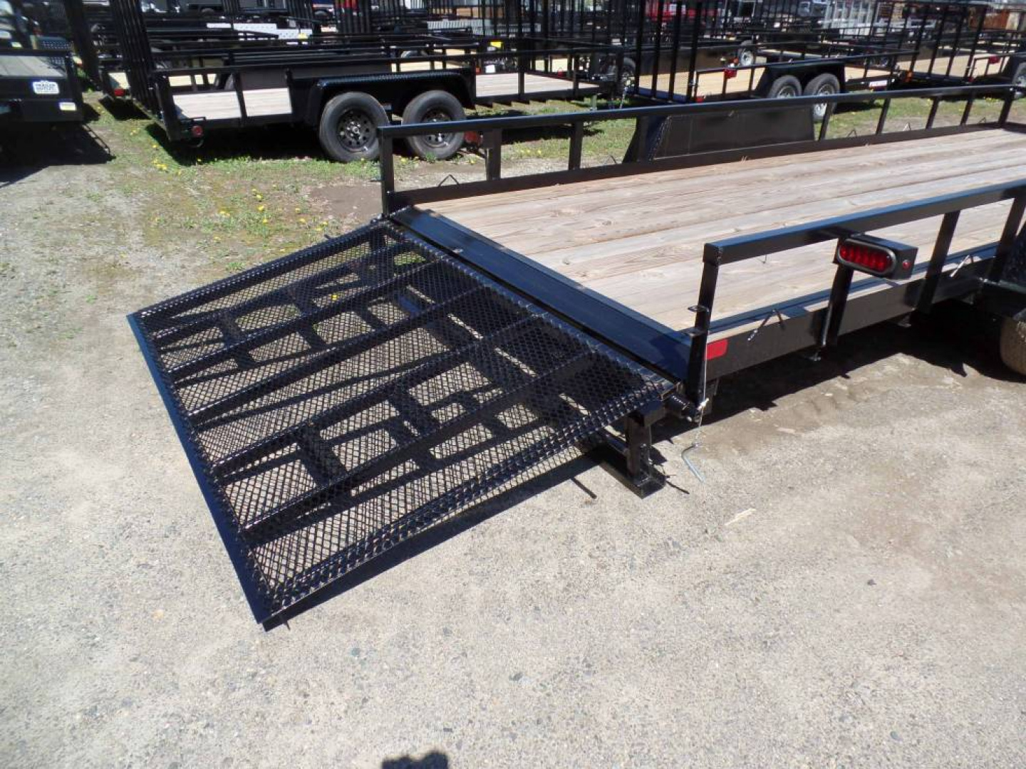 New 7X20 Open Landscape/ Equipment Trailer combo use. 9,990 GVWR, 7,500 lb. payload #013747