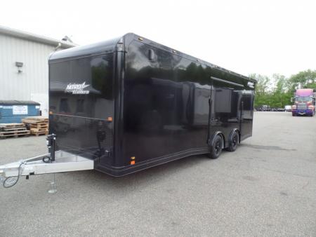 New EXAMPLE / NITRO BRAND 8.5x24 ALL ALUMINUM FRAME CAR HAULER, with OPTIONS! Our ID# 008800