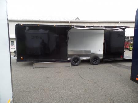 New EXAMPLE / NITRO BRAND 8.5x24 ALL ALUMINUM FRAME CAR HAULER, with OPTIONS! Our ID# 008800