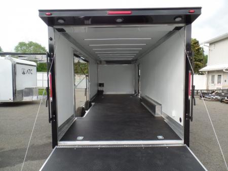 New EXAMPLE / NITRO BRAND 8.5x24 ALL ALUMINUM FRAME CAR HAULER, with OPTIONS! Our ID# 008800