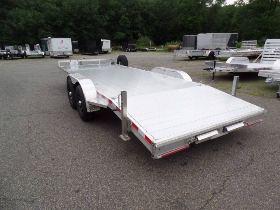 New EXAMPLE / Open Car Trailer 20 ft. long deck, 9,990 lb. GVWR, ALL ALUMINUM Frame and Deck