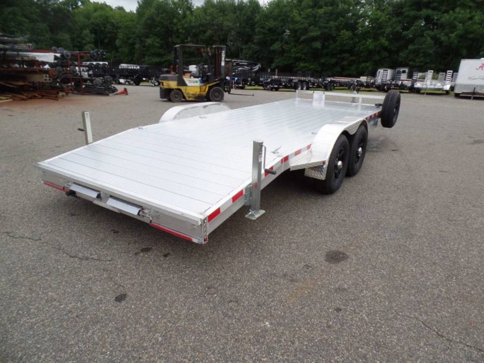 New EXAMPLE / Open Car Trailer 20 ft. long deck, 9,990 lb. GVWR, ALL ALUMINUM Frame and Deck