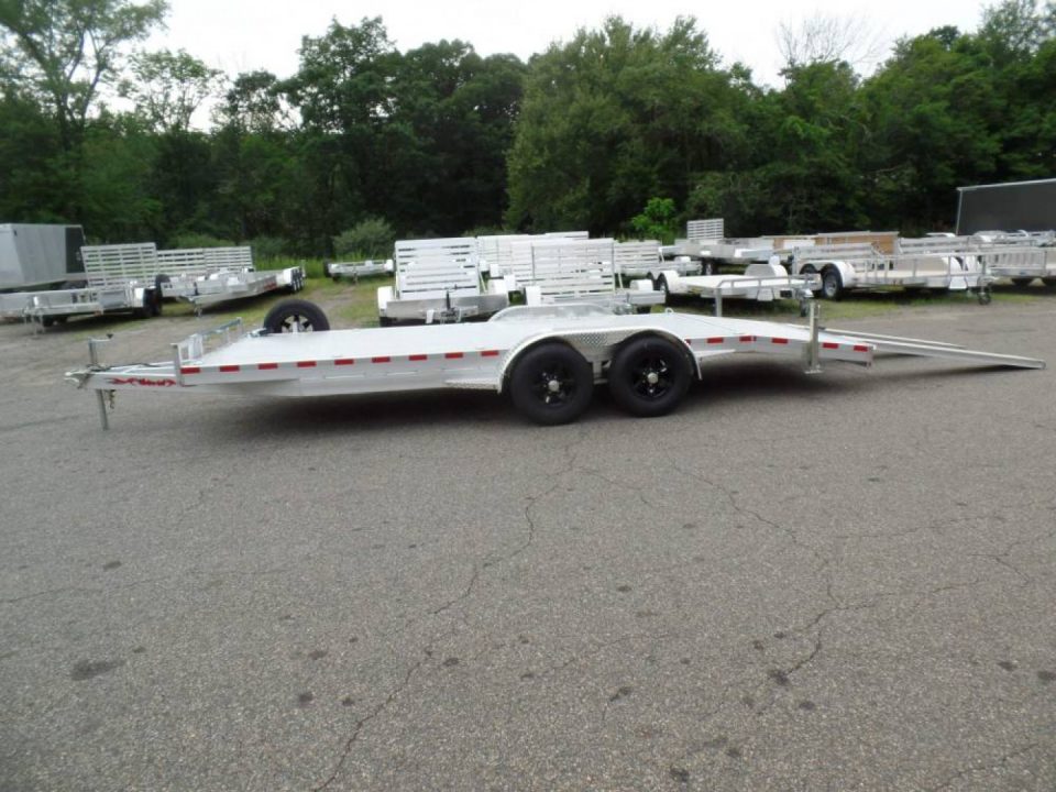 New EXAMPLE / Open Car Trailer 20 ft. long deck, 9,990 lb. GVWR, ALL ALUMINUM Frame and Deck