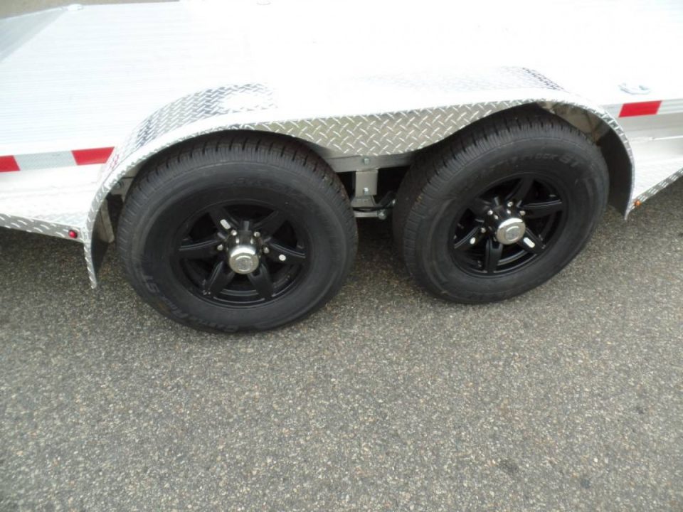 New EXAMPLE / Open Car Trailer 20 ft. long deck, 9,990 lb. GVWR, ALL ALUMINUM Frame and Deck