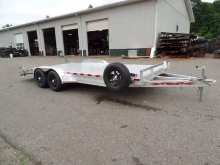 New EXAMPLE / Open Car Trailer 20 ft. long deck, 9,990 lb. GVWR, ALL ALUMINUM Frame and Deck