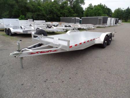 New EXAMPLE / Open Car Trailer 20 ft. long deck, 9,990 lb. GVWR, ALL ALUMINUM Frame and Deck