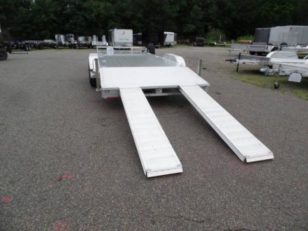 New EXAMPLE / Open Car Trailer 20 ft. long deck, 9,990 lb. GVWR, ALL ALUMINUM Frame and Deck