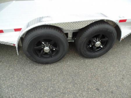 New EXAMPLE / Open Car Trailer 20 ft. long deck, 9,990 lb. GVWR, ALL ALUMINUM Frame and Deck
