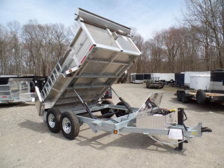 New EXAMPLE / BEST DUMP TRAILER 7X12 ft. ALUMINUM DUMP BODY, GALVANIZED STEEL FRAME, 12,000 lb. GVWR , our ID # 250517