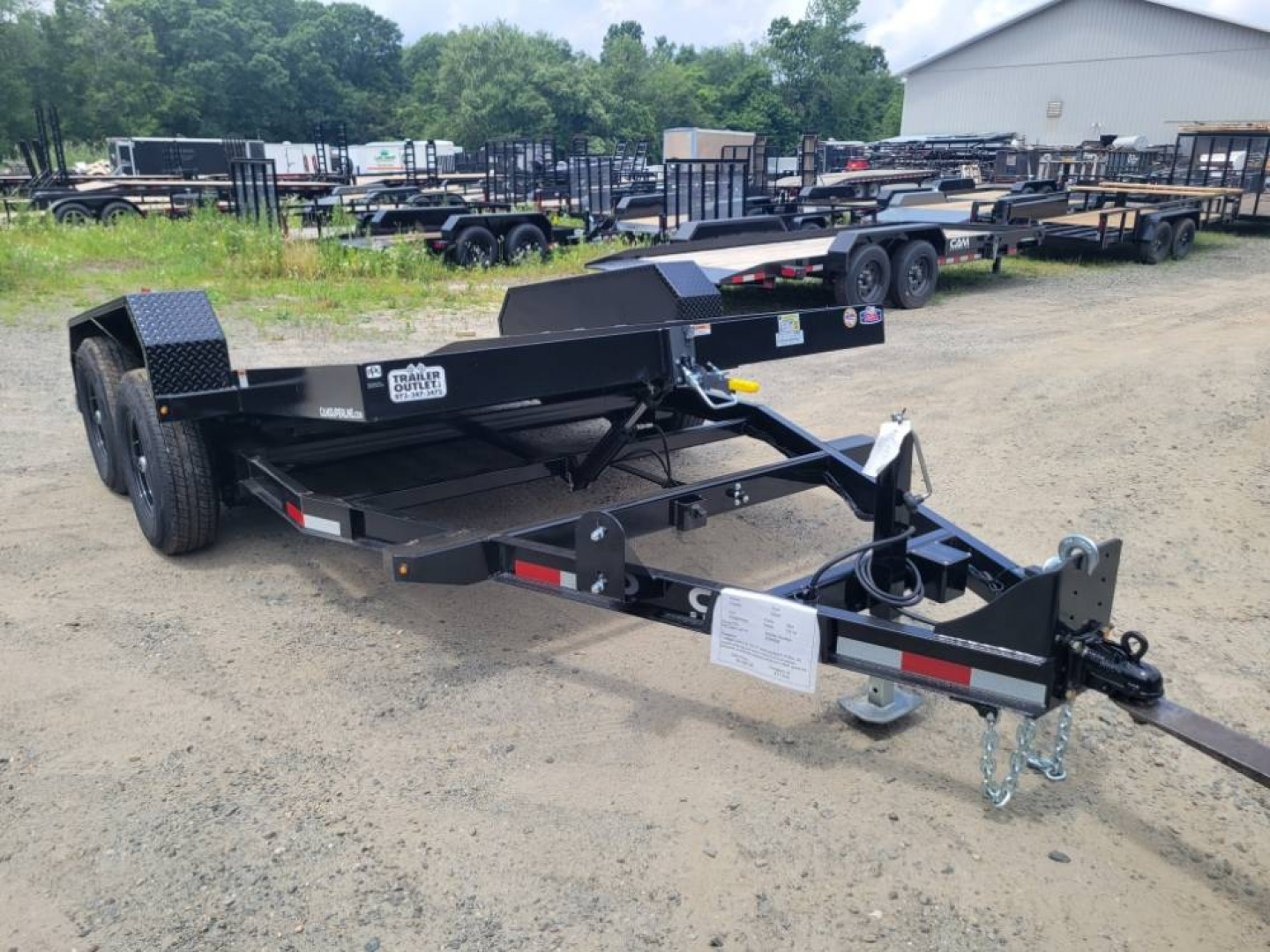 New Tilt Load Equipment Trailer 81 wide by 14 ft. Deck , will carry 9,400 lbs.  ID#528806