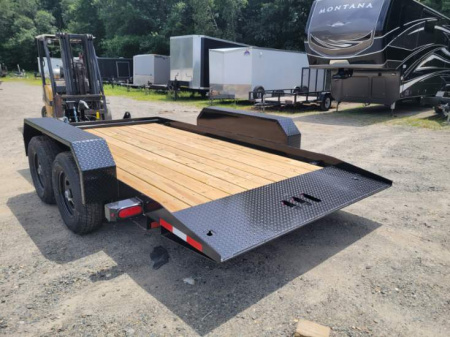 New Tilt Load Equipment Trailer 81 wide by 14 ft. Deck , will carry 9,400 lbs.  ID#528806