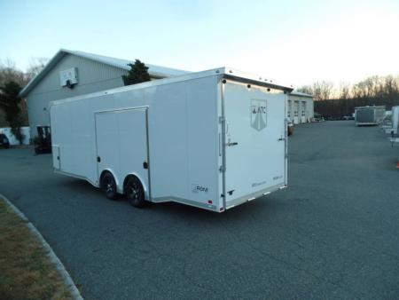 New EXAMPLE / ATC Enclosed Car Trailer, 8.5X24 with options, Big Escape Door with Removable Fender, Cabinets, Finished Interior, Electrical, SALE! ID#233752