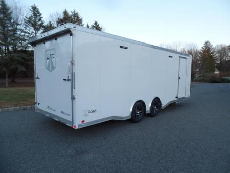 New EXAMPLE / ATC Enclosed Car Trailer, 8.5X24 with options, Big Escape Door with Removable Fender, Cabinets, Finished Interior, Electrical, SALE! ID#233752