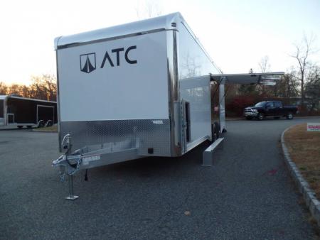 New EXAMPLE / ATC Enclosed Car Trailer, 8.5X24 with options, Big Escape Door with Removable Fender, Cabinets, Finished Interior, Electrical, SALE! ID#233752