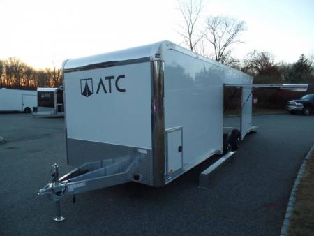 New EXAMPLE / ATC Enclosed Car Trailer, 8.5X24 with options, Big Escape Door with Removable Fender, Cabinets, Finished Interior, Electrical, SALE! ID#233752