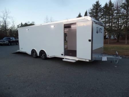 New EXAMPLE / ATC Enclosed Car Trailer, 8.5X24 with options, Big Escape Door with Removable Fender, Cabinets, Finished Interior, Electrical, SALE! ID#233752