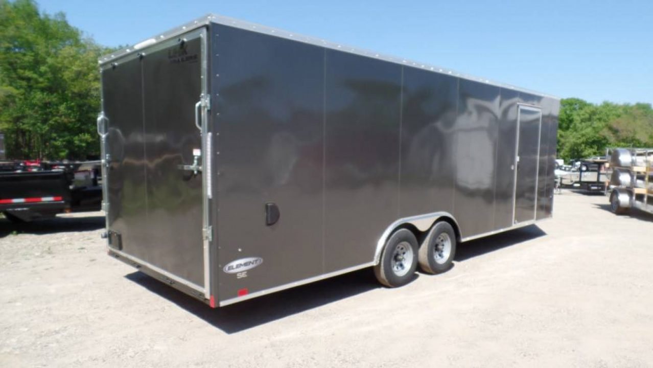 New EXAMPLE / 8.5X24 Enclosed Car Trailer, 9,990 lb. GVWR, LOOK Element ...