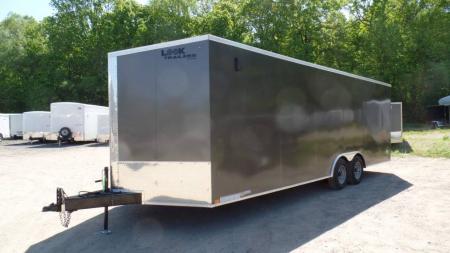 New EXAMPLE / 8.5X24 Enclosed Car Trailer, 9,990 lb. GVWR, LOOK Element Model, 16 on center framing! 7 ft. interior height. ID#104195