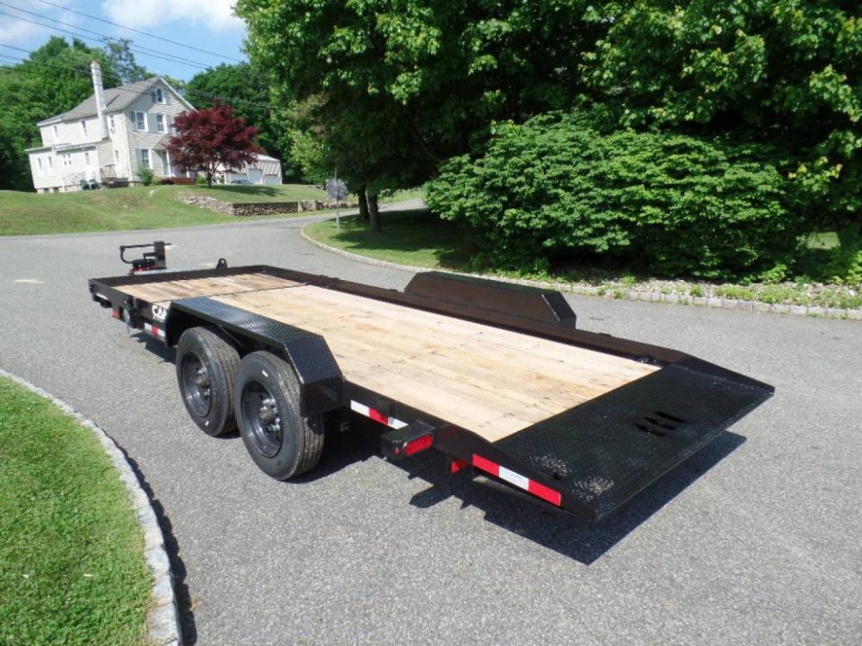 New 8 TON TILT Trailer, Split Tilt 16 ft. of flat deck, 4 ft. stationary deck.