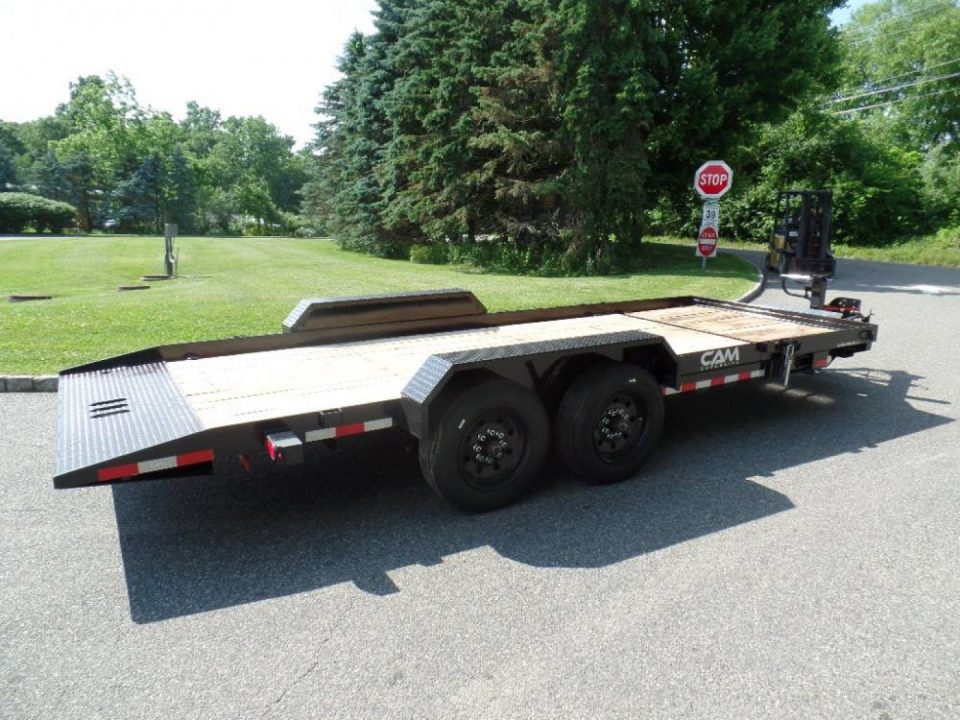 New 8 TON TILT Trailer, Split Tilt 16 ft. of flat deck, 4 ft. stationary deck.