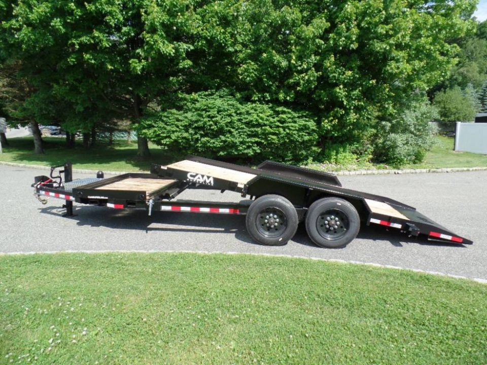 New 8 TON TILT Trailer, Split Tilt 16 ft. of flat deck, 4 ft. stationary deck.