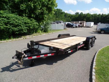 New 8 TON TILT Trailer, Split Tilt 16 ft. of flat deck, 4 ft. stationary deck.