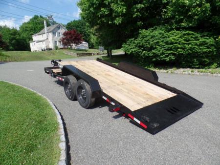 New 8 TON TILT Trailer, Split Tilt 16 ft. of flat deck, 4 ft. stationary deck.