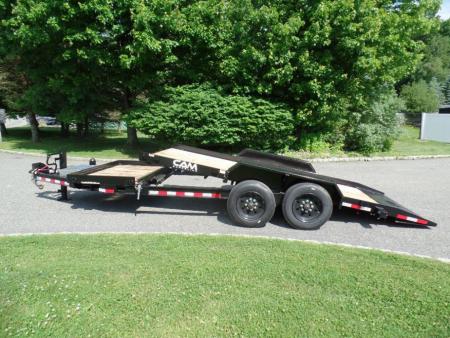 New 8 TON TILT Trailer, Split Tilt 16 ft. of flat deck, 4 ft. stationary deck.