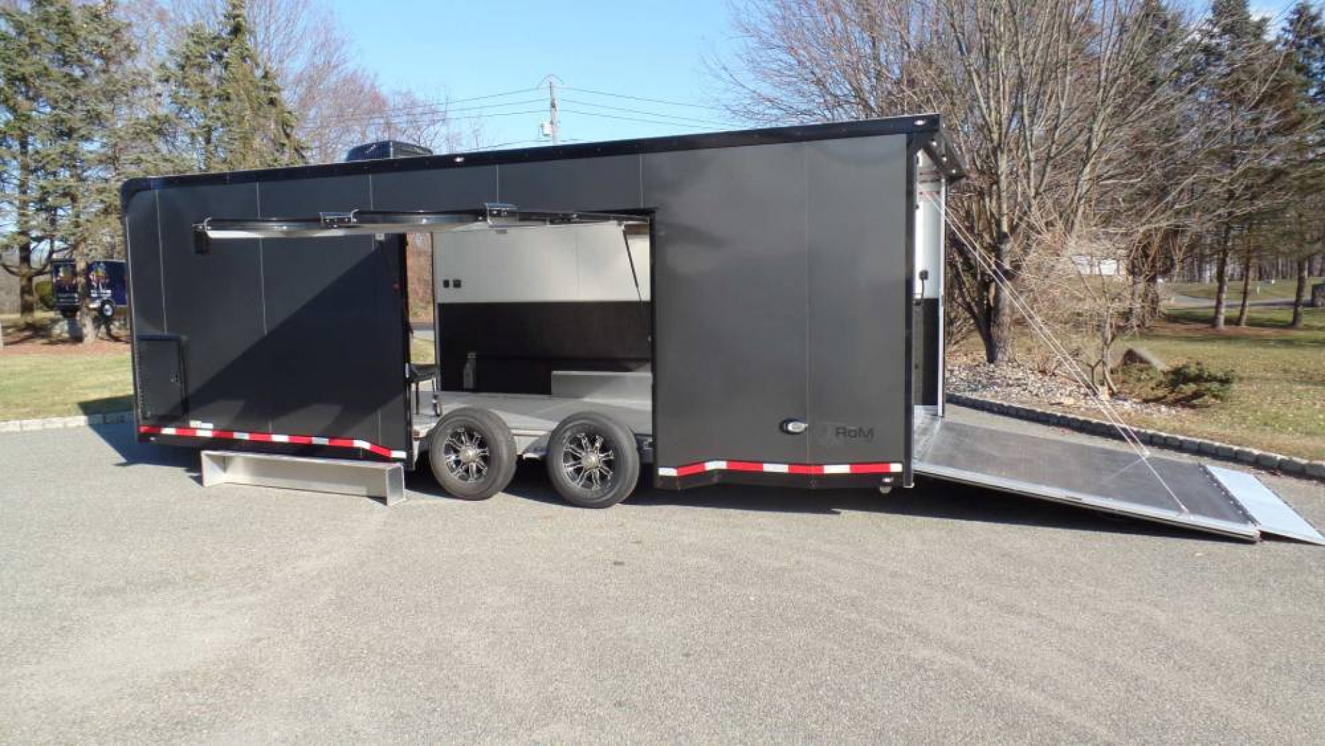 New EXAMPLE ./ATC Enclosed Car Trailer 8.5X24, THE FUTURE OF TRAILERS IS HERE ! ROM550 Model,