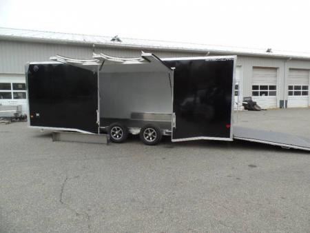 New EXAMPLE / 8.5X24 Enclosed Trailer with BIG Escape Door drive car in get out! Aluminum Frame- Extra Options! SALE $21,995 ID#130743