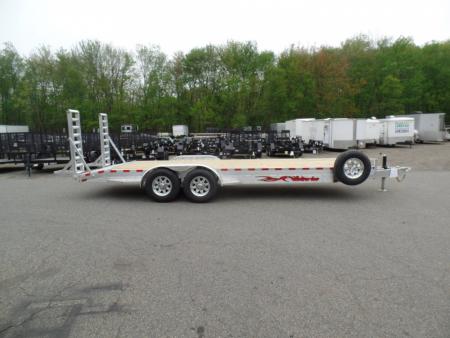 New Wolverine Brand, Aluminum Frame Equipment Trailer, 7X22 with 14,000 lb. GVWR, Payload Rated 12,240 lbs. Empty Weight 1,760 lbs. ID#057248