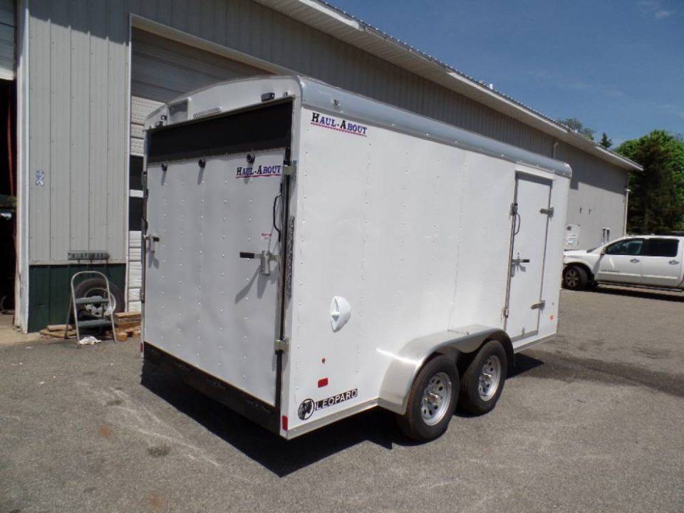 New 2026 Haul About Trailers 7X14 Enclosed Landscape Trailer Heavy Duty, Our BEST with Patented no Flap Ramp. ID# LPD714TA2 Cargo / Enclosed Trailer