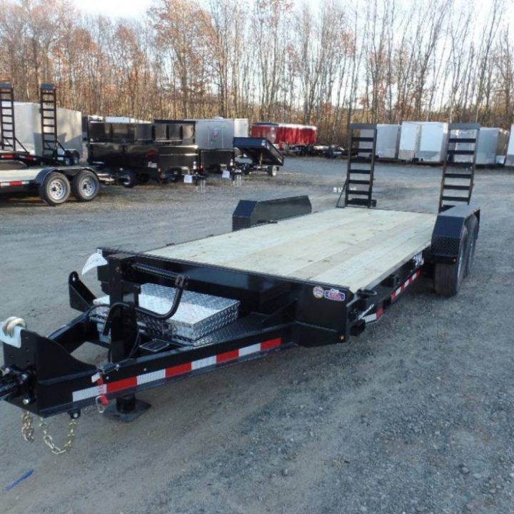 New EXAMPLE / 81 X 18 ft. Equipment Trailer 15,400 lb. GVWR , payload rated 12,200 lbs. #530945