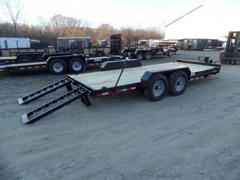 New EXAMPLE / 81 X 18 ft. Equipment Trailer 15,400 lb. GVWR , payload rated 12,200 lbs. #530945